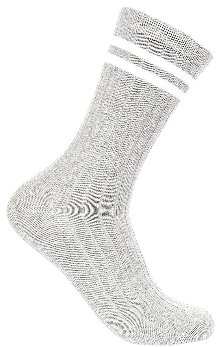 Justinreess England 2P Stripe M In Grey White For Men
