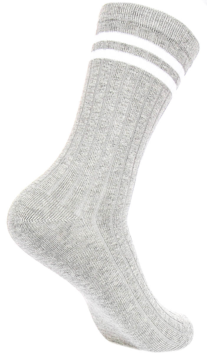 Justinreess England 2P Stripe M In Grey White For Men