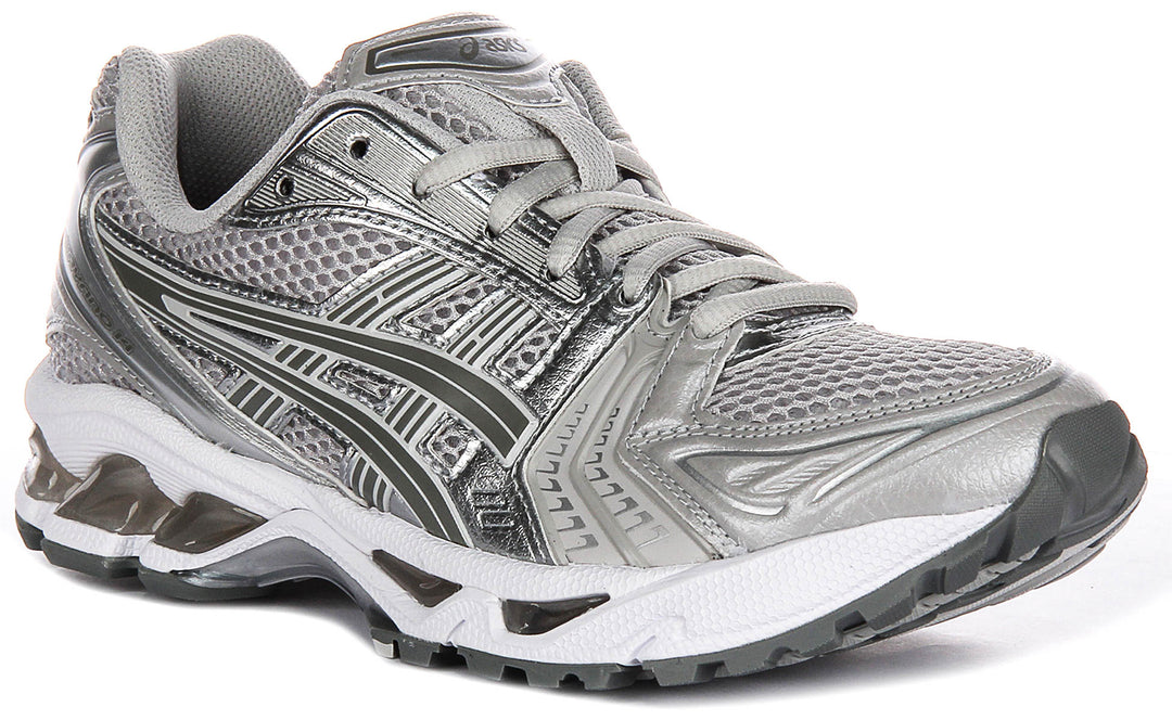 Asics Gel Kayano 14 In Grey Silver For Women
