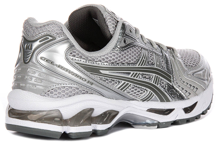 Asics Gel Kayano 14 In Grey Silver For Women
