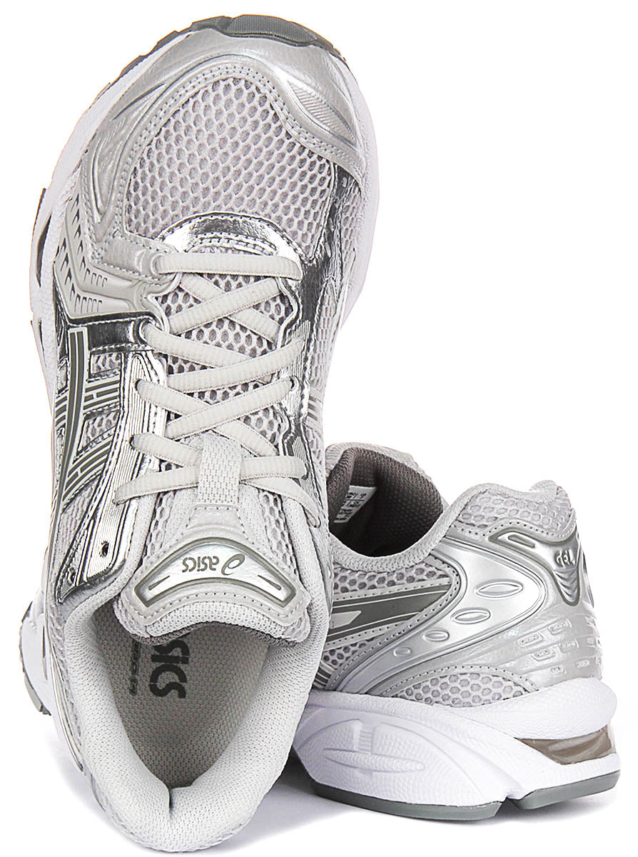 Asics Gel Kayano 14 In Grey Silver For Women