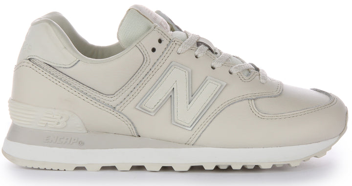 New Balance Heritage Design Iconic Logo Damen Ledertrainer in Elfenbein