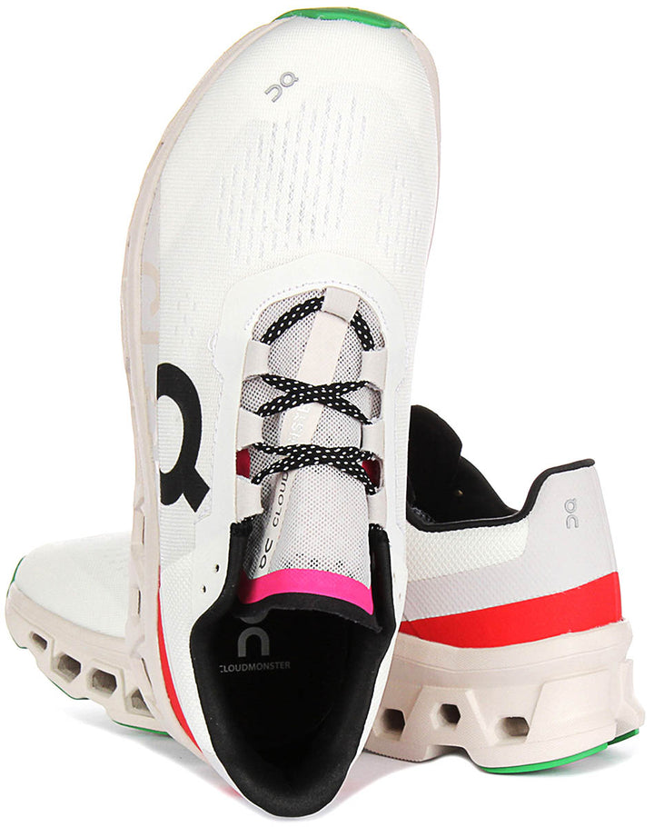 On Running Cloudmonster In Ivory For Men