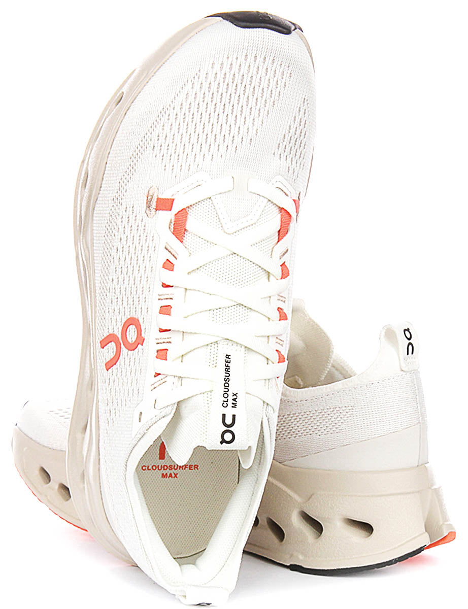 On Running Cloudsurfer Max In Ivory For Men