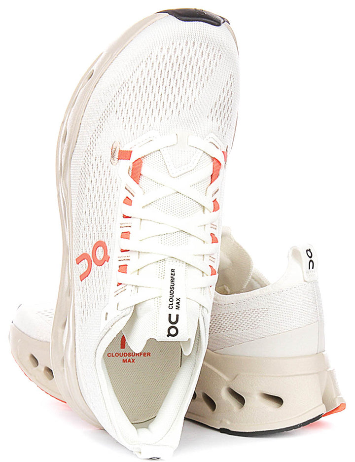 On Running Cloudsurfer Max In Ivory For Men