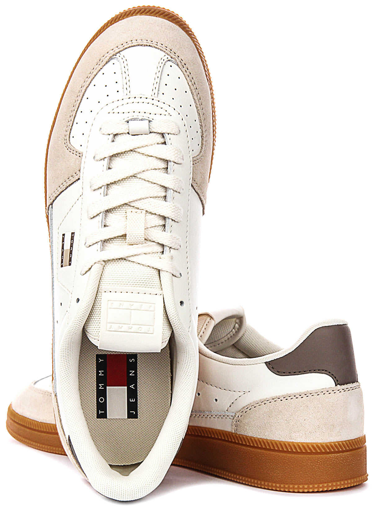 Tommy Jeans Greenwich Edge In Ivory For Men | Lace Up Trainers