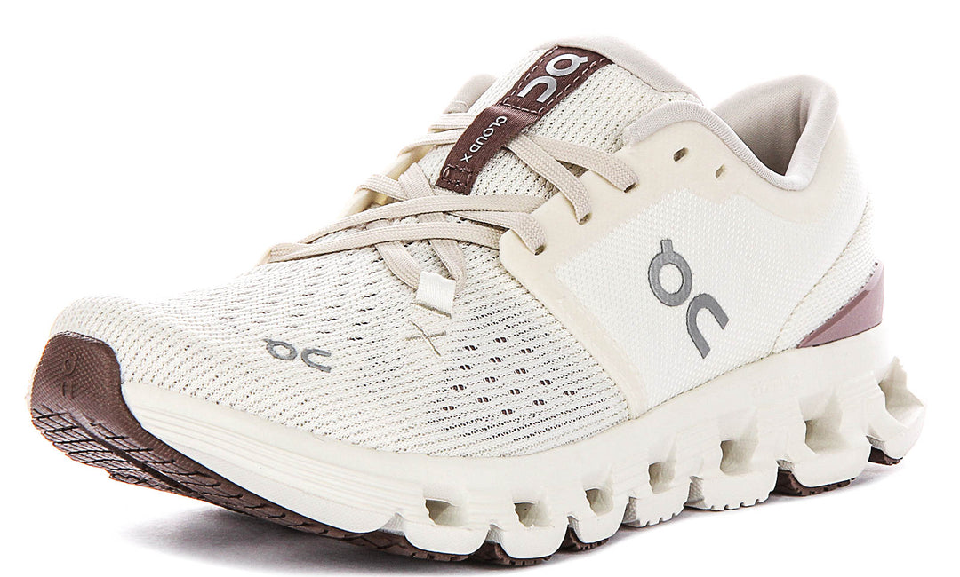 On Running Cloud X 4 In Ivory For Women