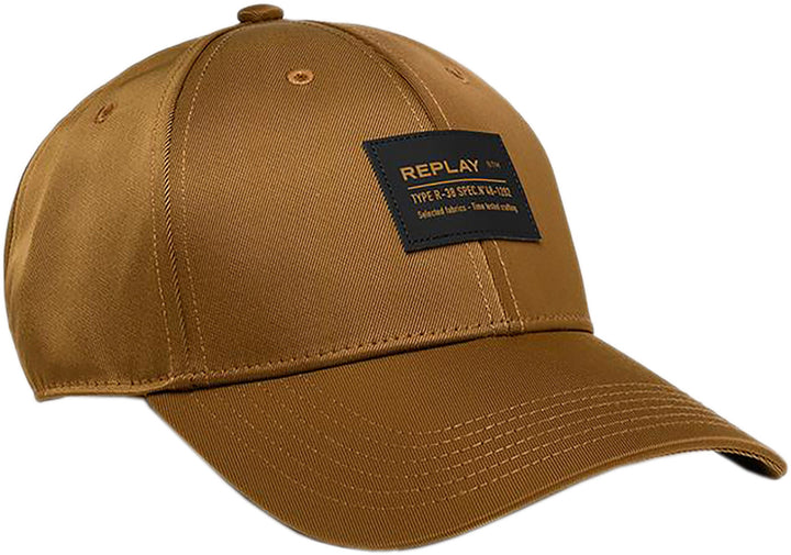 Replay Patch Baseball Cap In Khaki