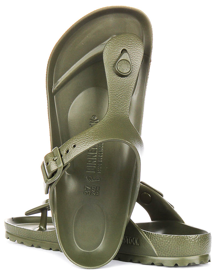 Birkenstock Gizeh Eva In Khaki | Regular Fit