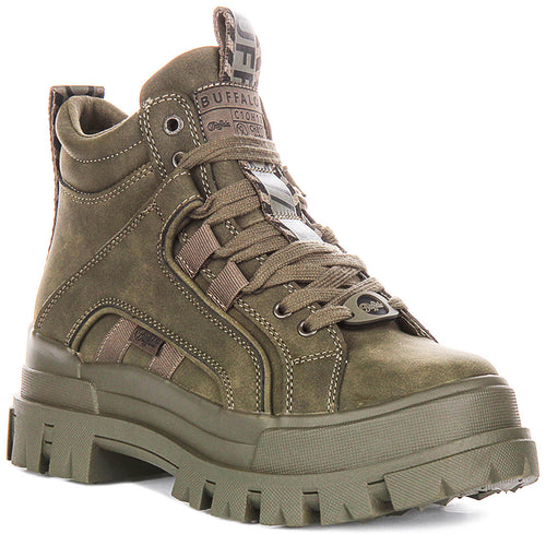 Buffalo Aspha Nc Mid In Khaki For Women
