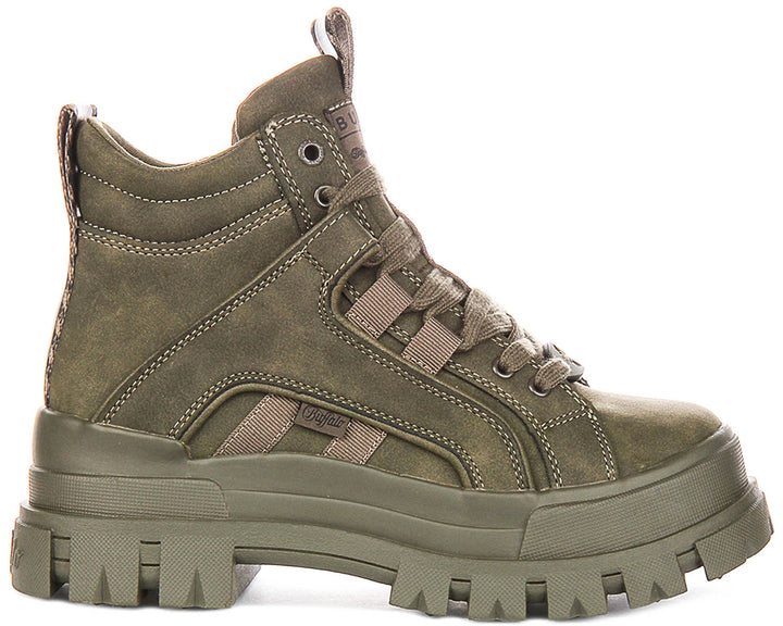 Buffalo Aspha Nc Mid In Khaki For Women