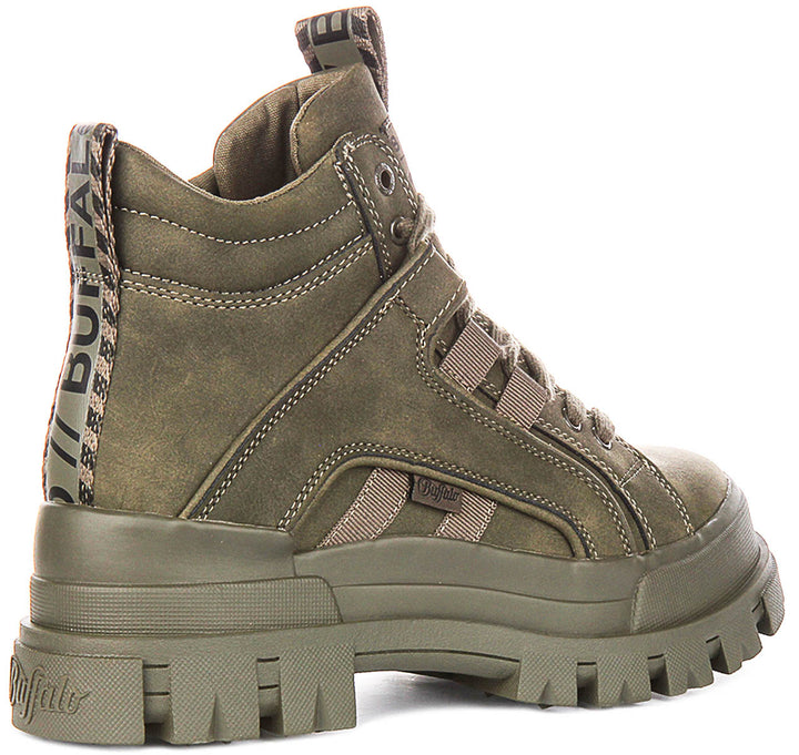 Buffalo Aspha Nc Mid In Khaki For Women
