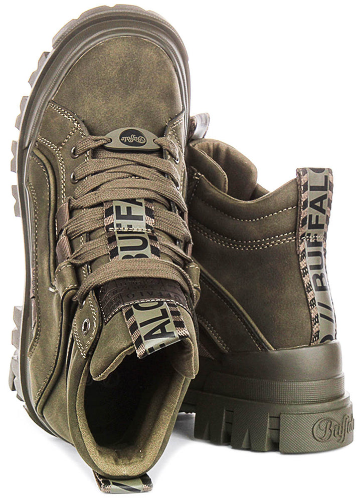 Buffalo Aspha Nc Mid In Khaki For Women