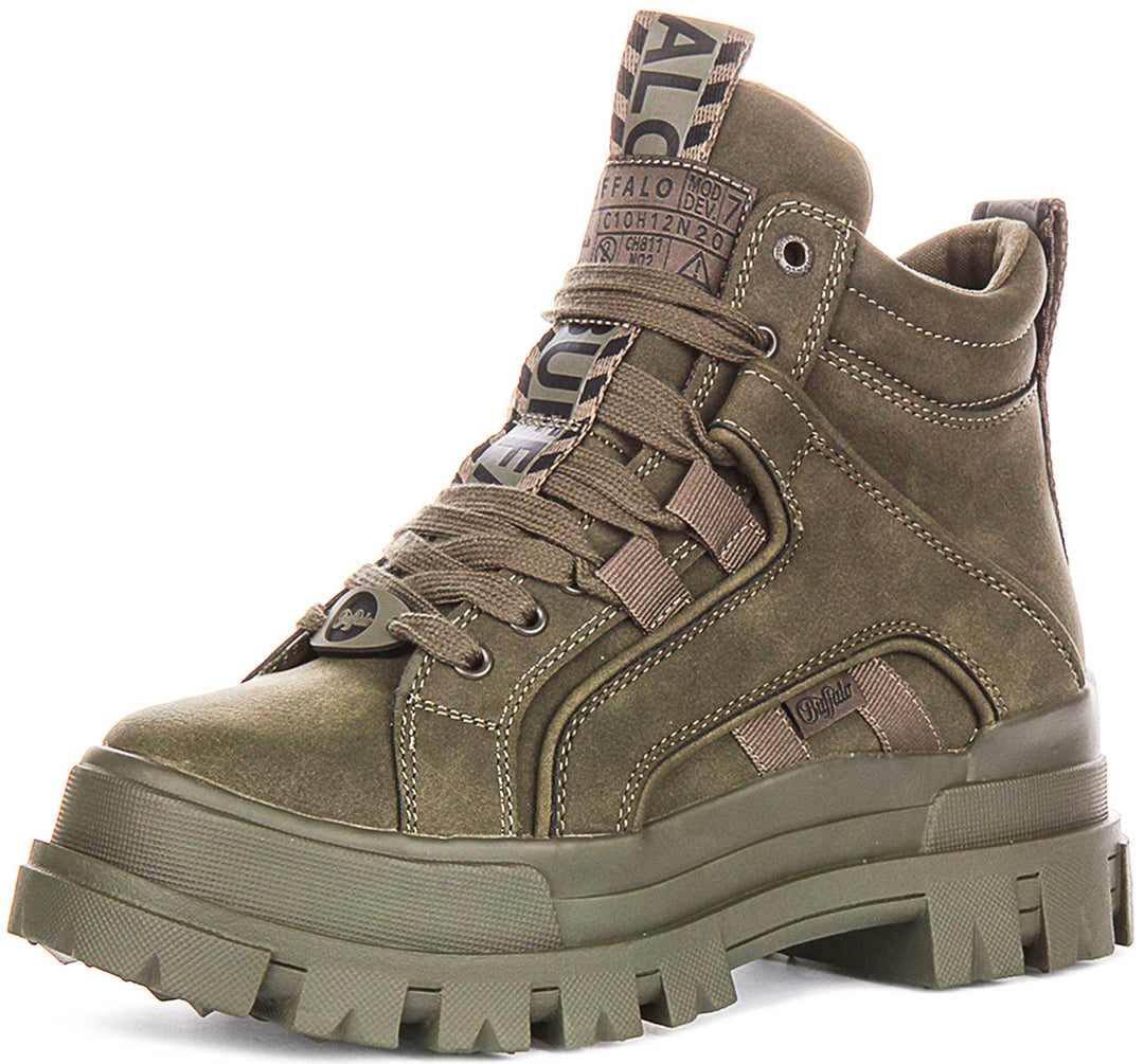 Buffalo Aspha Nc Mid In Khaki For Women