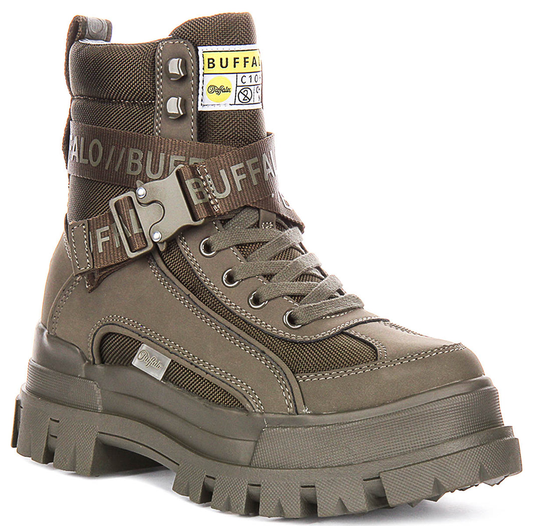 Buffalo Aspha COM1 In Khaki For Women
