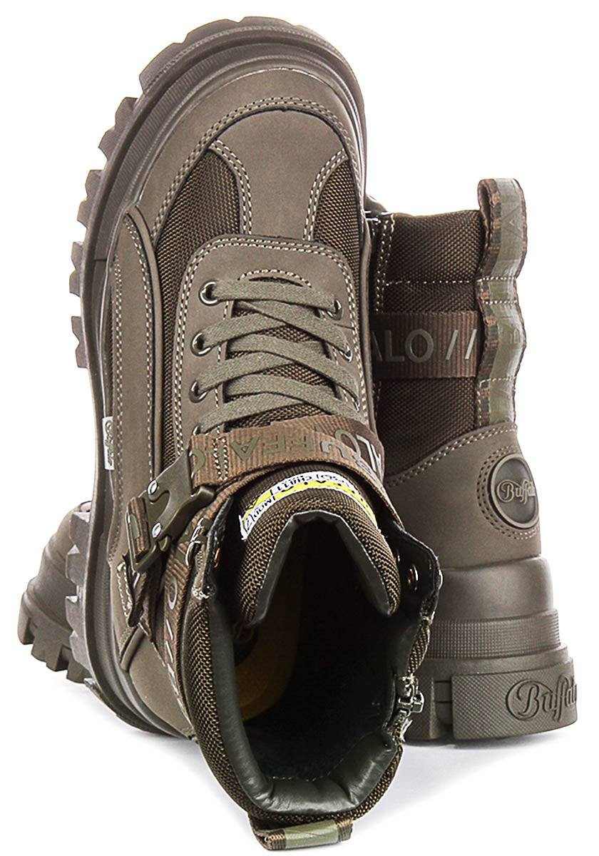 Buffalo Aspha COM1 In Khaki For Women