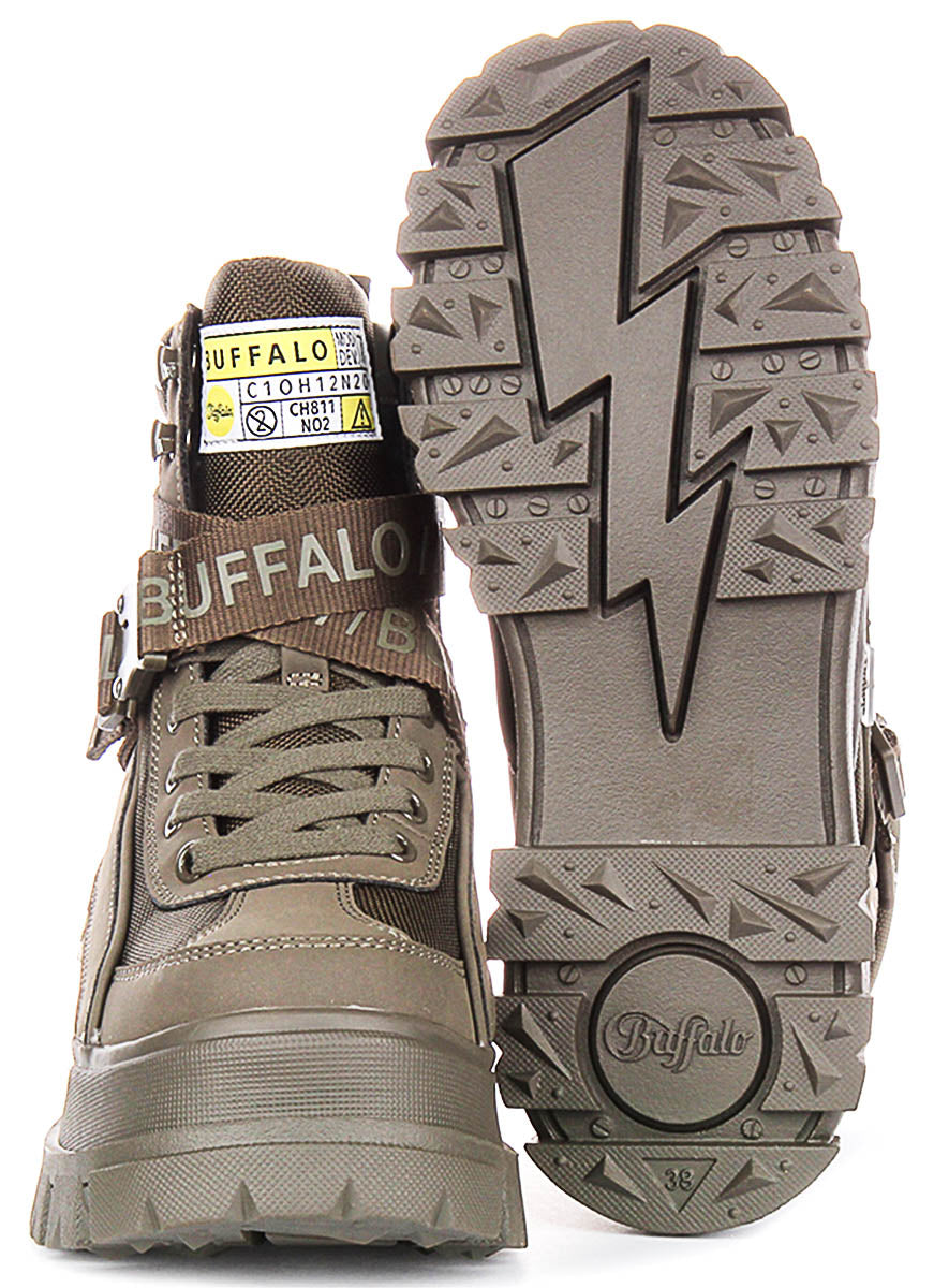 Buffalo Aspha COM1 In Khaki For Women