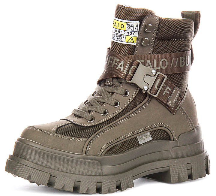 Buffalo Aspha COM1 In Khaki For Women
