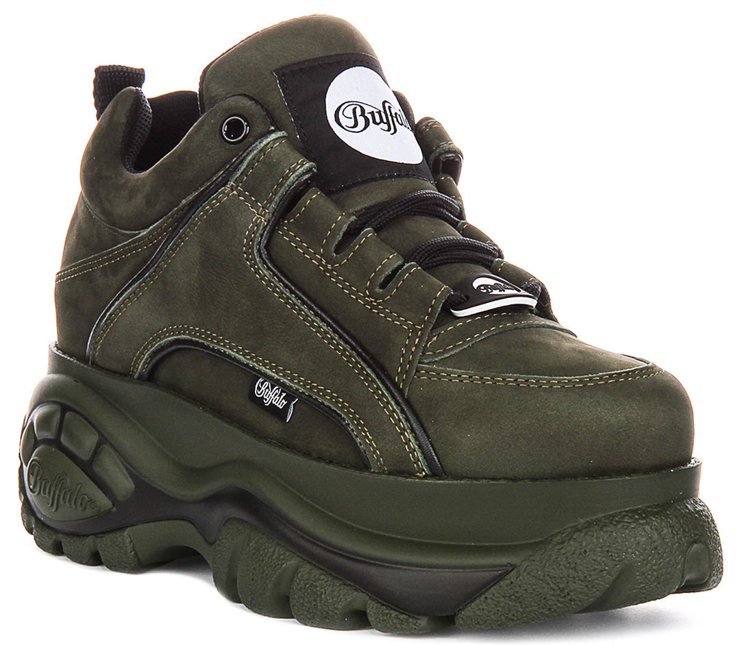 Buffalo 1339-14 Classic Platform In Khaki For Women