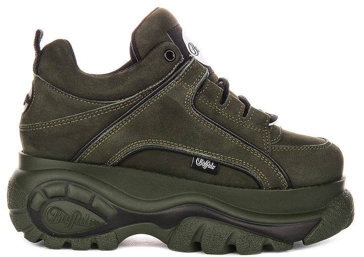 Buffalo 1339-14 Classic Platform In Khaki For Women