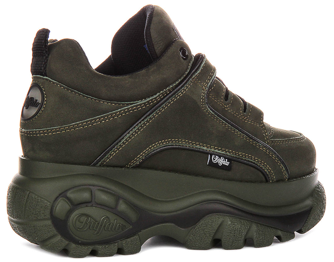 Buffalo 1339-14 Classic Platform In Khaki For Women