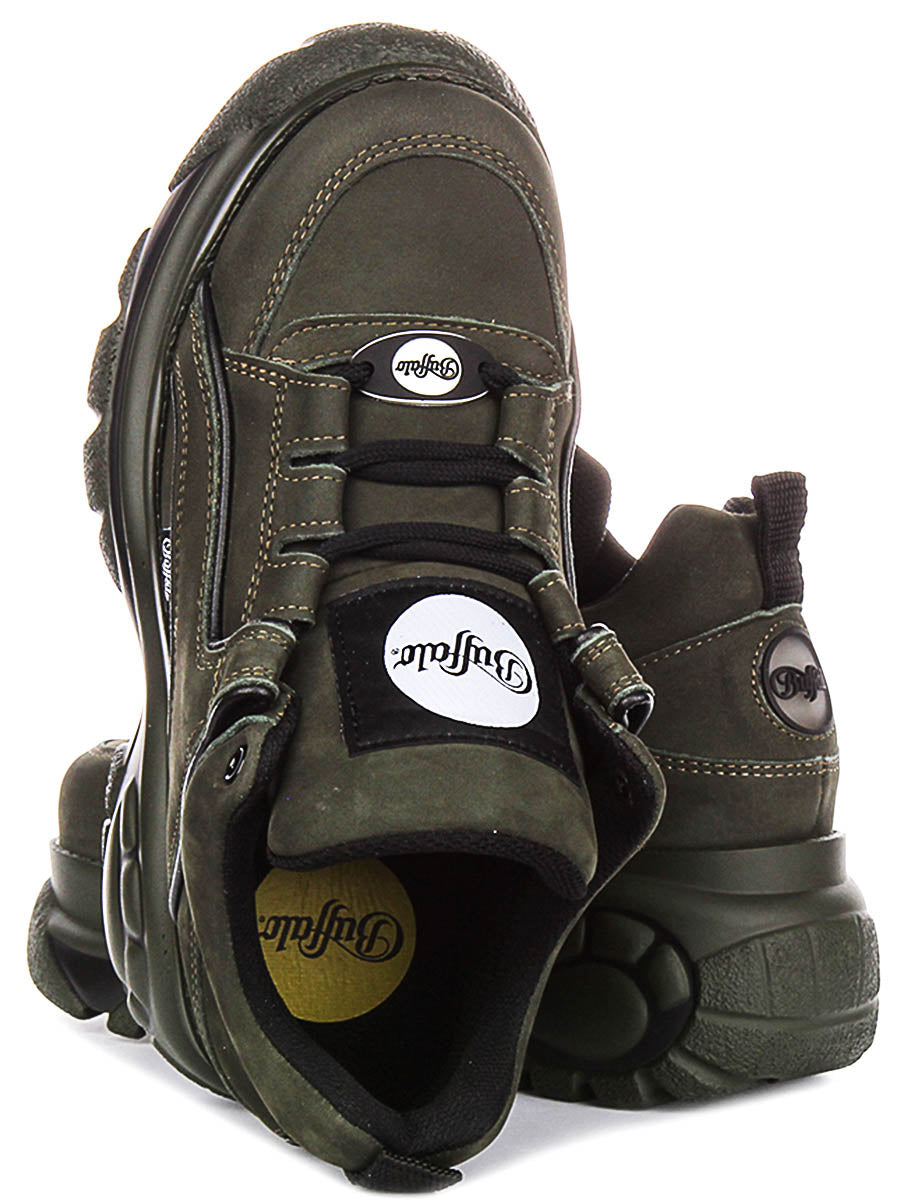 Buffalo 1339-14 Classic Platform In Khaki For Women