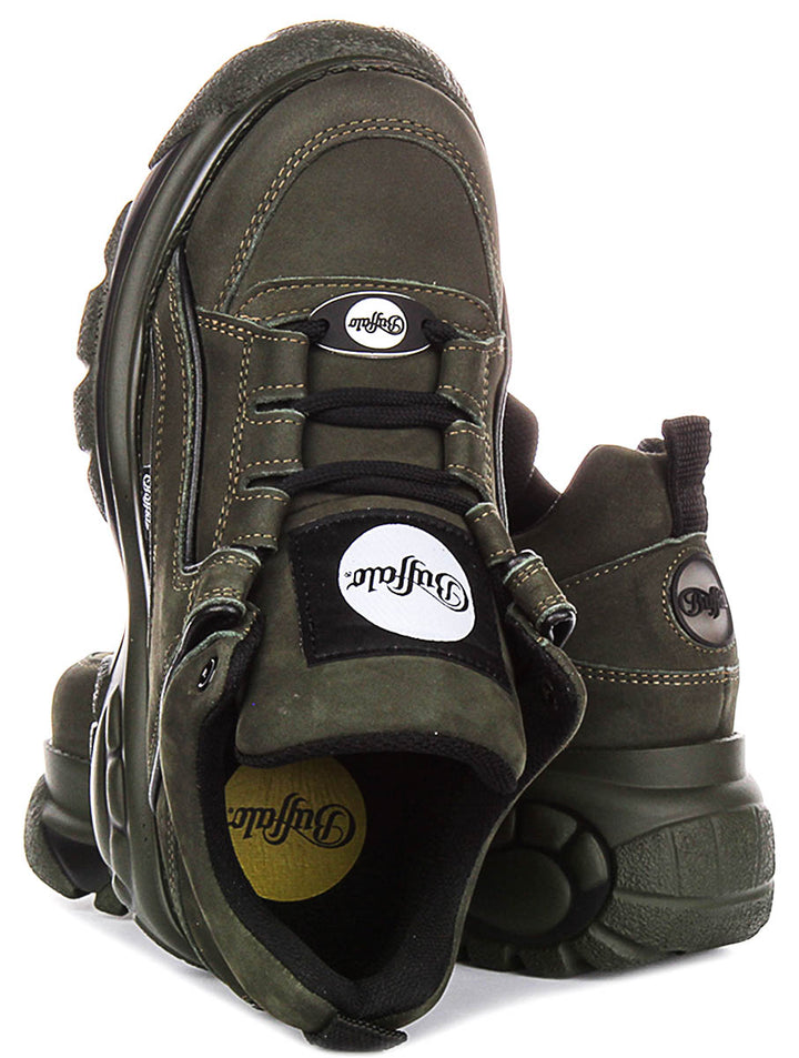Buffalo 1339-14 Classic Platform In Khaki For Women