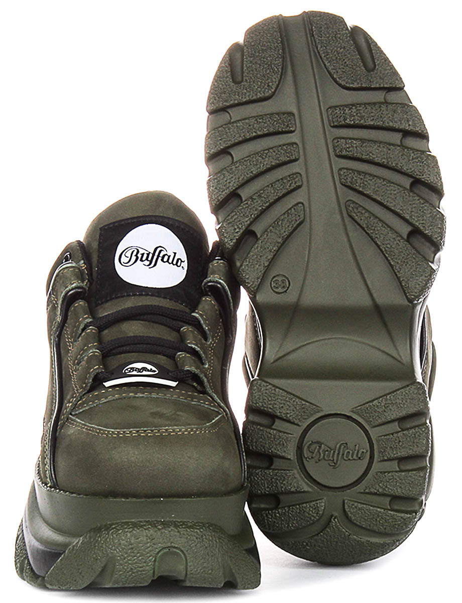 Buffalo 1339-14 Classic Platform In Khaki For Women