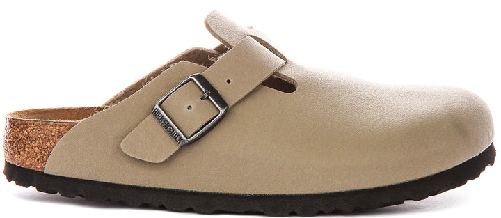 Birkenstock Boston 2.0 Kids In Khaki For Junior Narrow Fit Clog