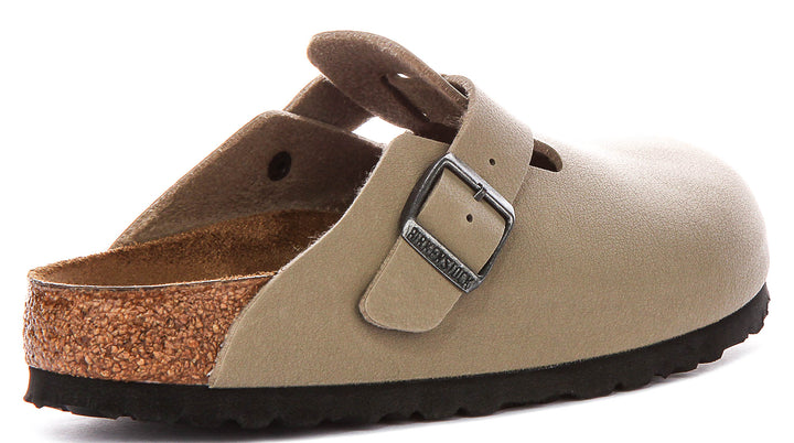 Birkenstock Boston 2.0 Kids In Khaki For Junior Narrow Fit Clog