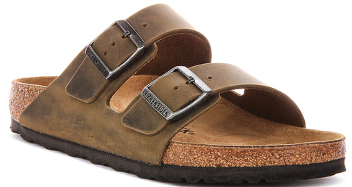Birkenstock Arizona Big Buckle In Khaki For Unisex Regular Fit