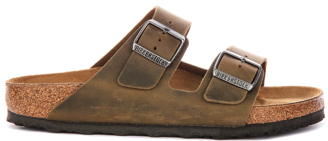 Birkenstock Arizona Big Buckle In Khaki For Unisex Regular Fit