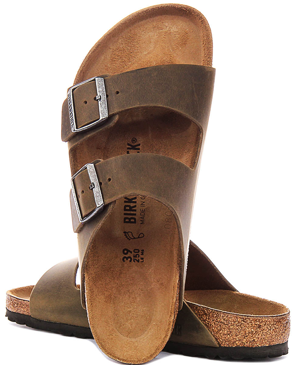 Birkenstock Arizona Big Buckle In Khaki For Unisex Regular Fit