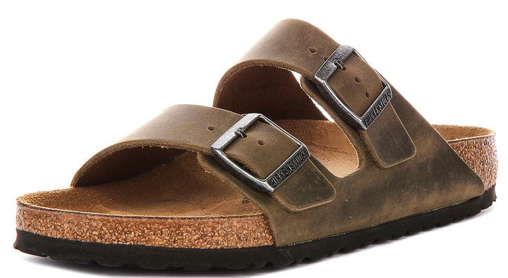 Birkenstock Arizona Big Buckle In Khaki For Unisex Regular Fit
