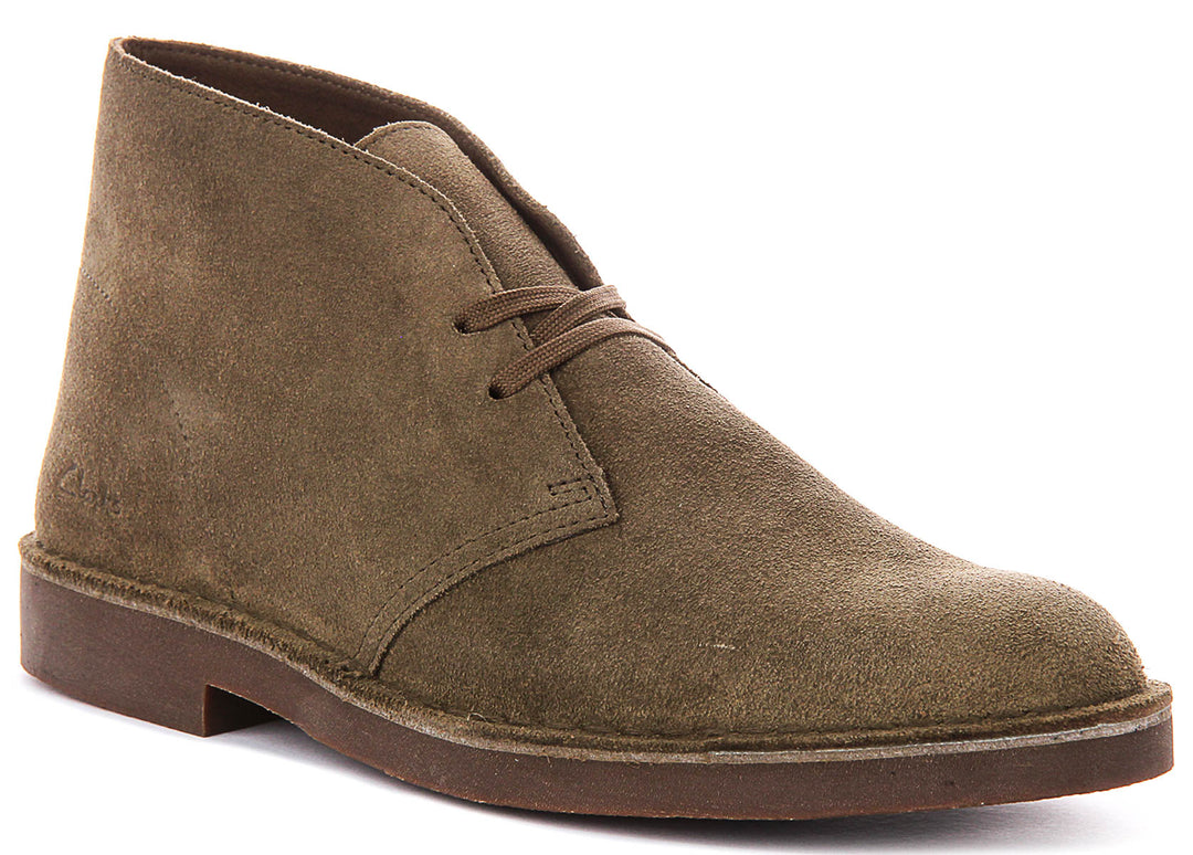 Clarks Desert Boot Evo In Khaki For Men