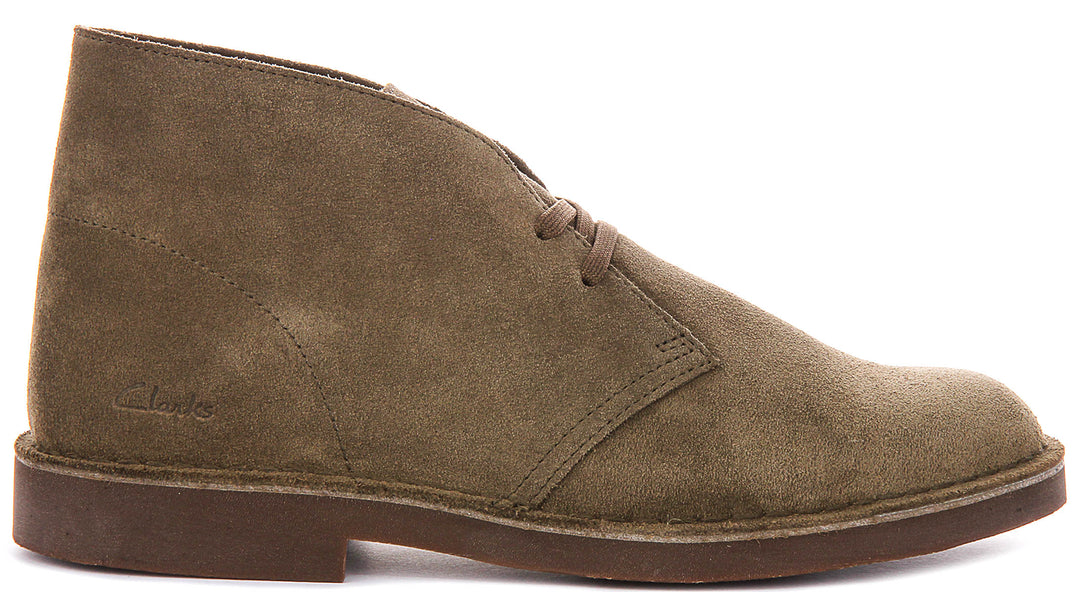 Clarks Desert Boot Evo In Khaki For Men