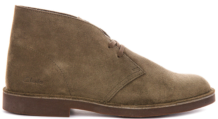 Clarks Desert Boot Evo In Khaki For Men