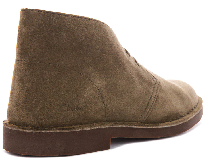 Clarks Desert Boot Evo In Khaki For Men