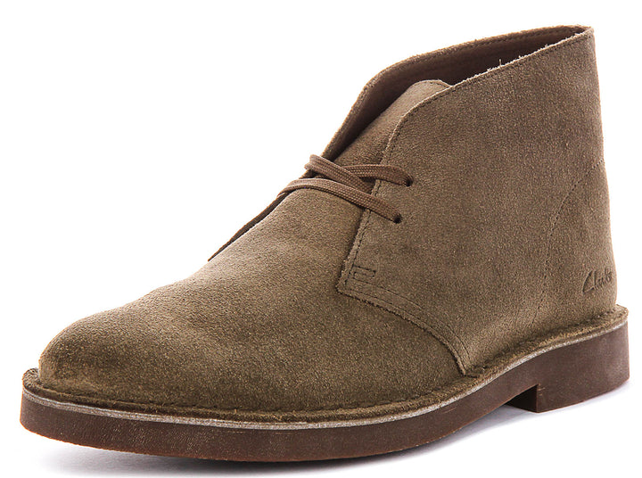 Clarks Desert Boot Evo In Khaki For Men
