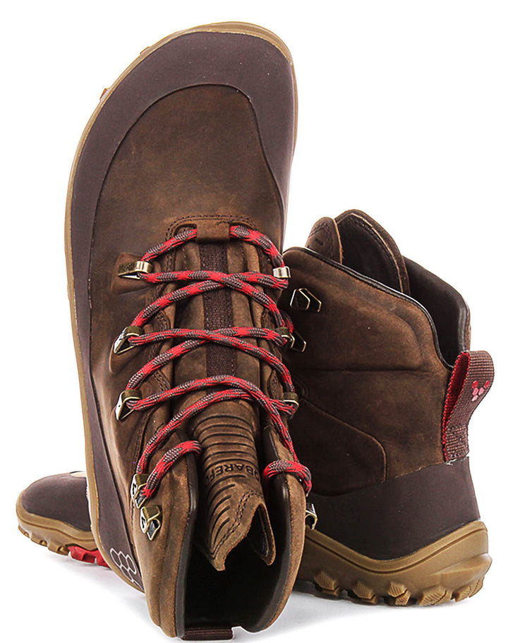 Vivobarefoot Tracker Leather In Khakibrown For Women