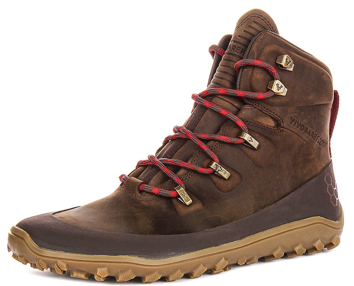 Vivobarefoot Tracker Leather In Khakibrown For Women