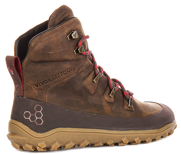 Vivobarefoot Tracker Leather In Khaki Brown For Men