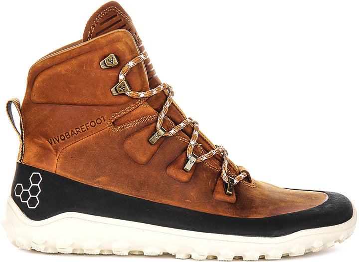 Vivobarefoot Tracker Leather In Khakibrown For Men