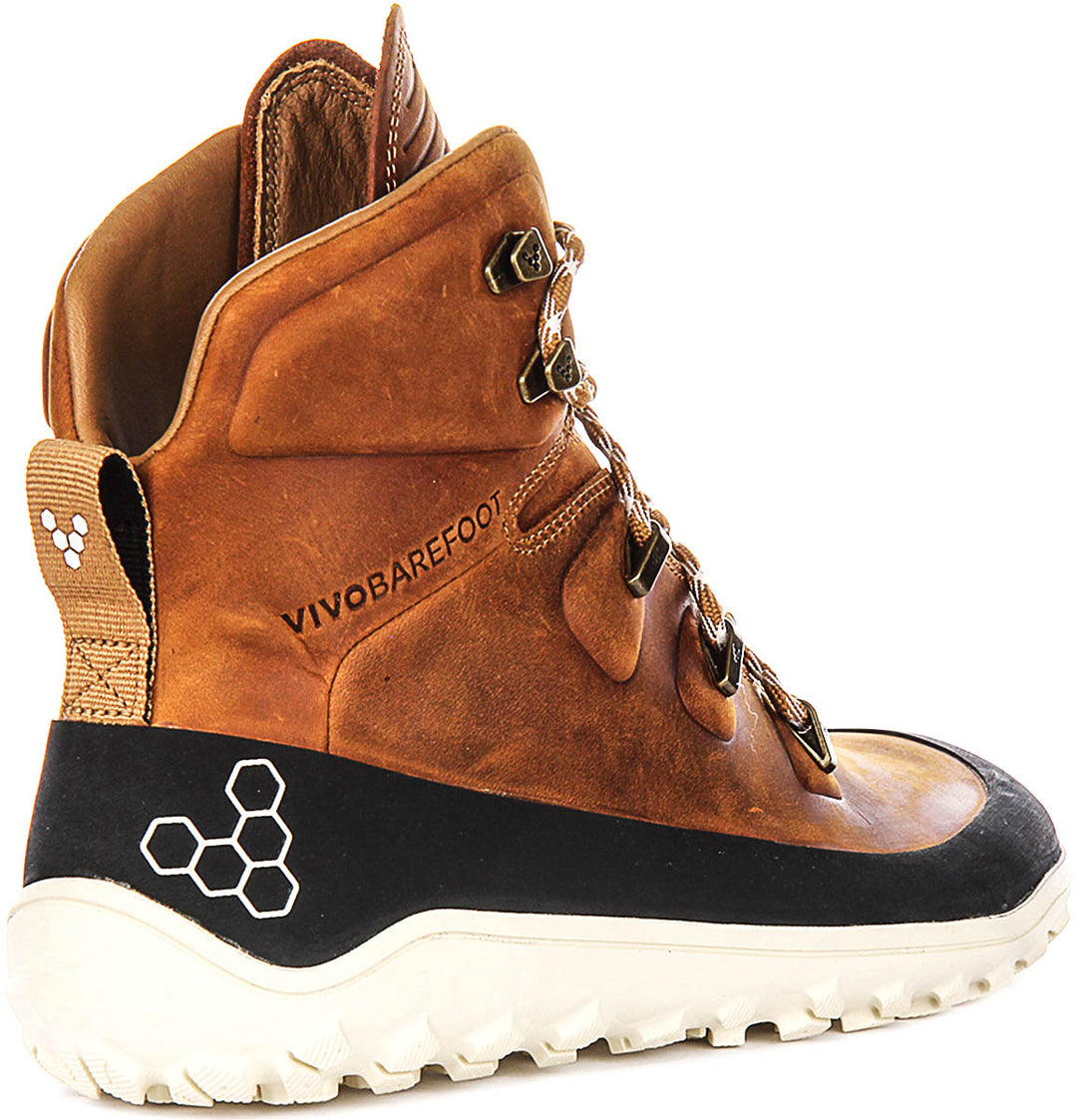 Vivobarefoot Tracker Leather In Khakibrown For Men