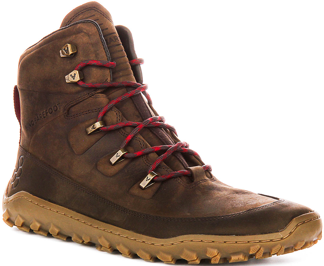 Vivobarefoot Tracker Leather In Khaki Brown For Women