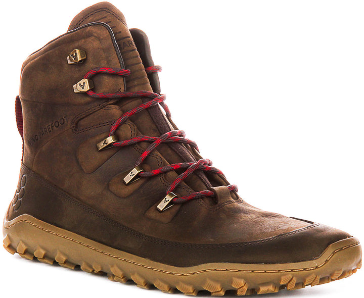 Vivobarefoot Tracker Leather In Khaki Brown For Women
