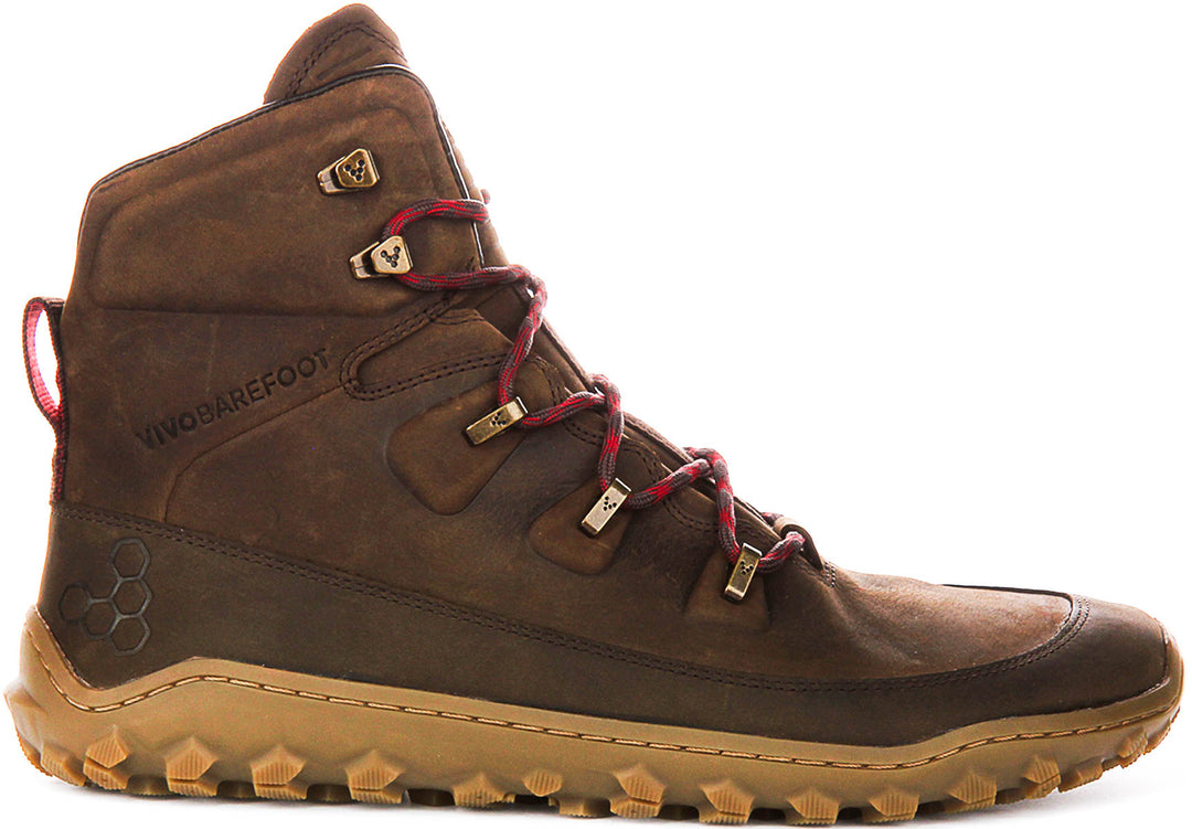 Vivobarefoot Tracker Leather In Khaki Brown For Women