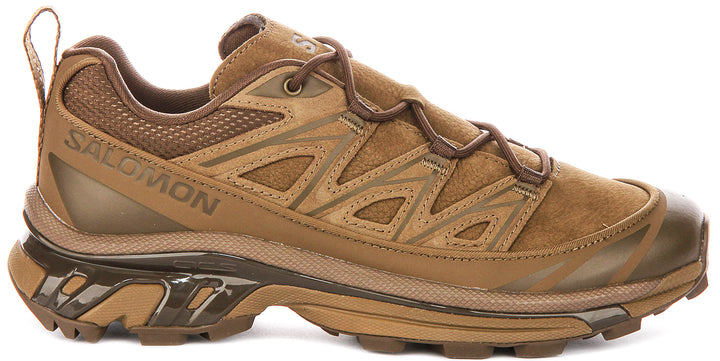 Salomon XT-6 Leather In Tan Brown