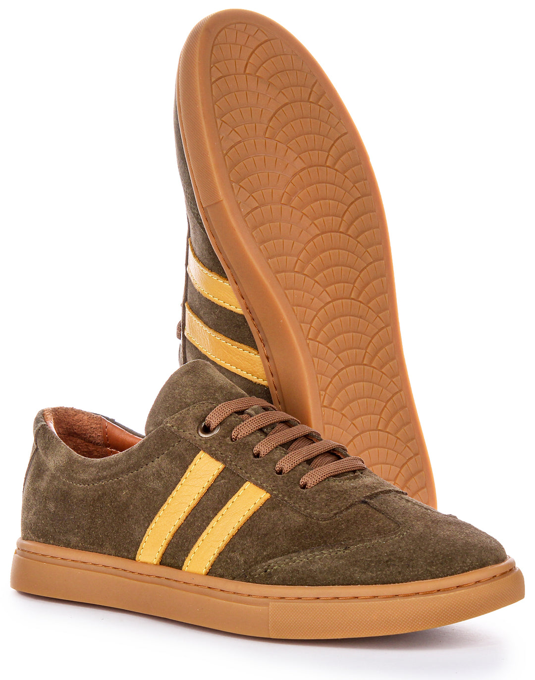 Justinreess England Sadie In Khaki Yellow For Women