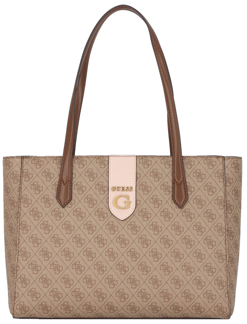 Guess Rossana Society Bag In Lattee For Women